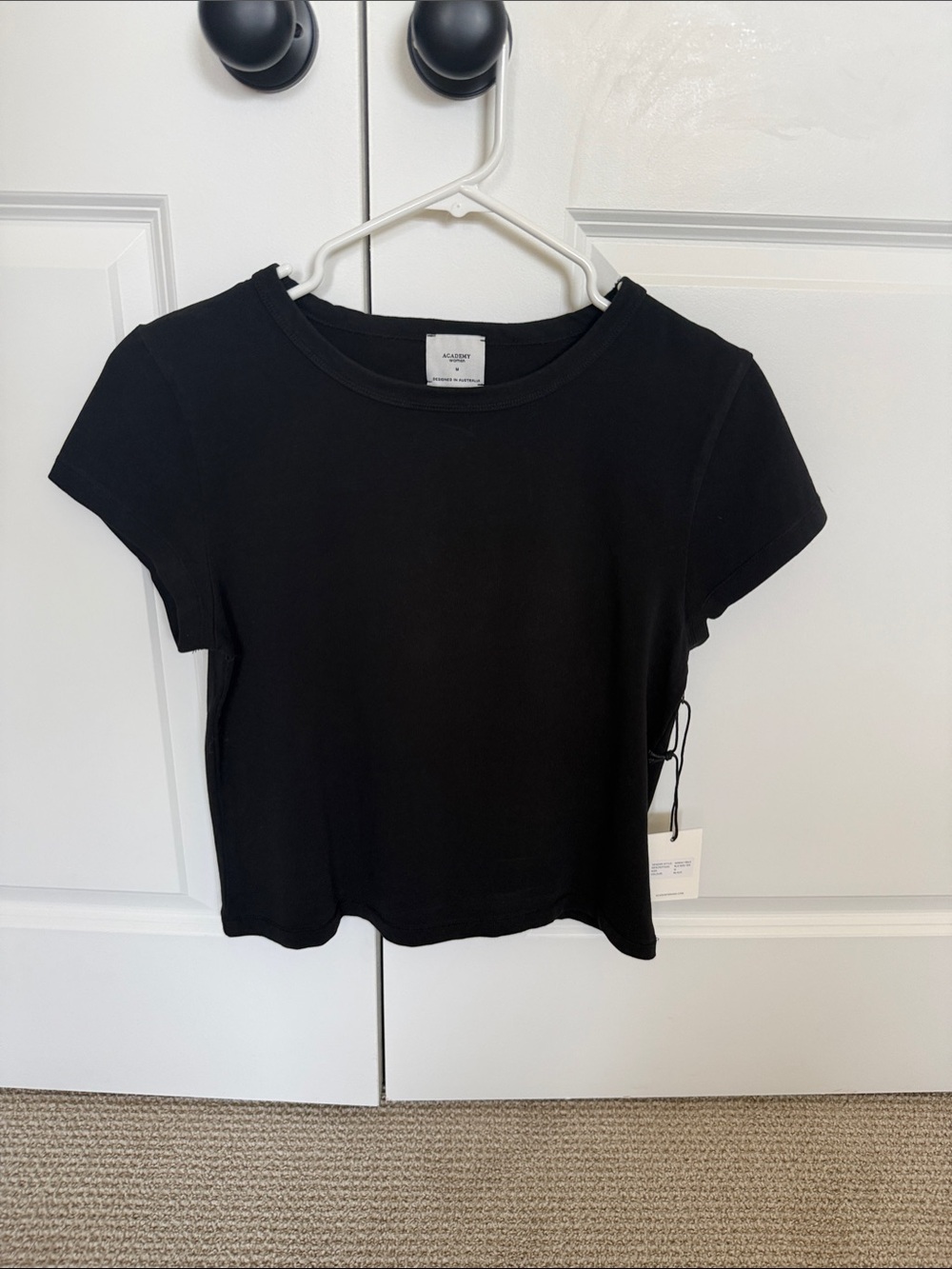 Academy Women's Cropped Crewneck Tee - Classic Everyday Top